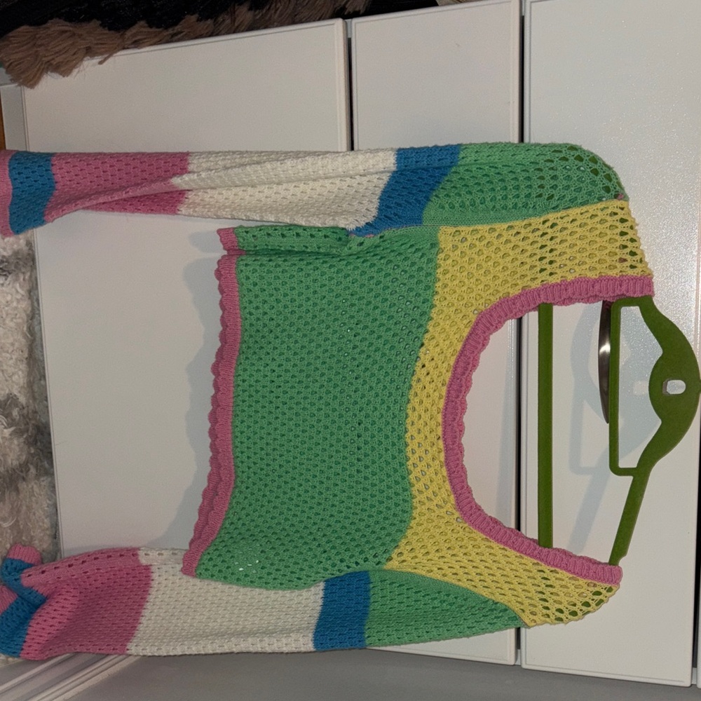 Colorful Knit Women's Bag